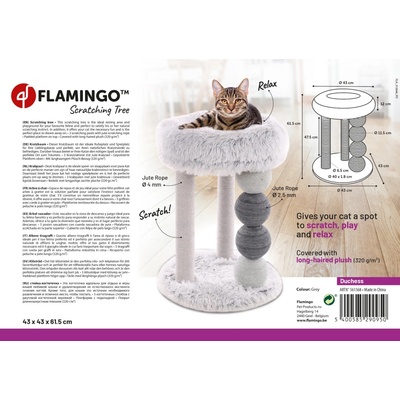 Flamingo Duchess Škrabadlo 61,5 cm