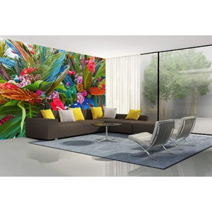 DIMEX ART Самозалепваща се флизелинова фототапета тропически букет 375 x 250 см