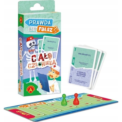 Alexander Toys Александър Квиз Вярно или невярно? Настолна игра „Човешкото тяло (gxp-911659)