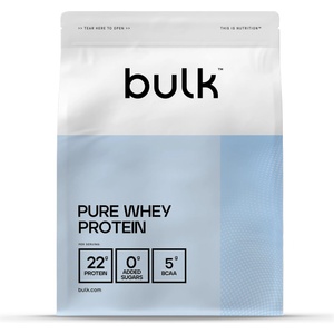 BULK POWDERS Bulk Pure Whey Protein Powder, Raspberry, 1kg - BPB-WPC8-RASP-1000 (BPB-WPC8-RASP-1000)