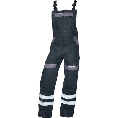 Ardon COOL TREND REFLEX pánske MONTÉRKY s náprsenkou ČIERNE H8938