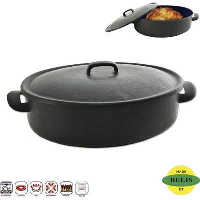 Belis BSE Smaltovaný oválný pekáč Sfinx 32x24cm