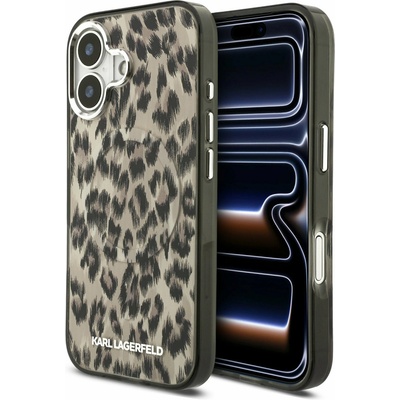 KARL LAGERFELD IML Leopard MagSafe Задний Чехол для iPhone 17 Brown Karl Lagerfeld | Kafyav | ЖЕНИ | UNI