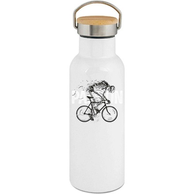 123TRIKO termoska Passion vášeň, cyklista, kostra, V2 500 ml narozeniny