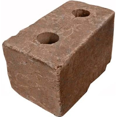 Presbeton Tvarovka plotová Crash Block HX 4/19/R 390×190×190 mm rumplovaná hnědá (60)