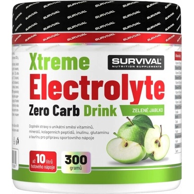 Survival Xtreme Electrolyte Zero Carb Drink 300 g – Hledejceny.cz