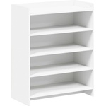 vidaXL Шкаф за обувки Бяло 73, 5 x 36 x 92 см Инженерна дървесина (8011315)