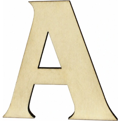 Domové číslo DREVO písmeno "A" drevo