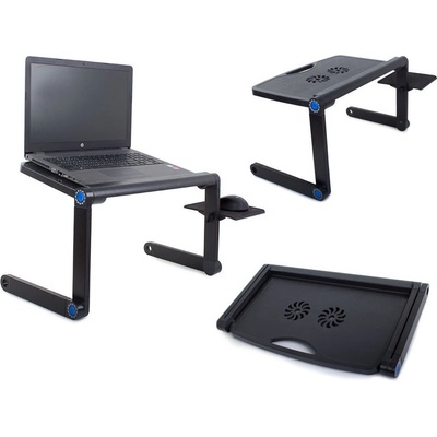 Univerzálny skladací stolík pod notebook s ventilátormi VG6162