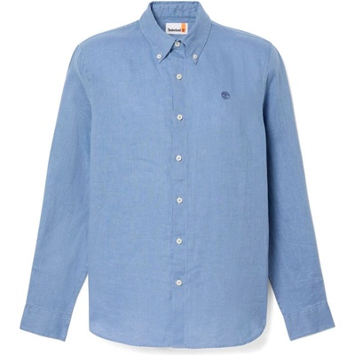 Timberland Мъжка риза с копчета Timberland Mill Brook Linen Shirt - Stone Wash - размер XXL (033-3225-0214)
