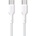 Dudao L9C 65W USB-C - USB-C 2m кабел - бял (L9C_White 2M)