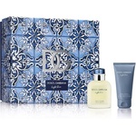 Dolce&Gabbana Light Blue pour Homme Подаръчен комплект, Тоалетна вода 75ml + Афтършейв балсам 50ml, мъже