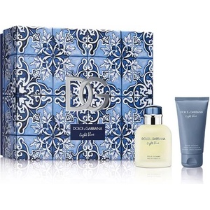 Dolce&Gabbana Light Blue pour Homme Подаръчен комплект, Тоалетна вода 75ml + Афтършейв балсам 50ml, мъже