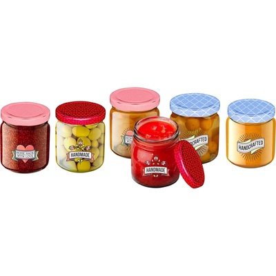 Alpina zavařovací sklenice s víčkem sada 6 ks x 200ml