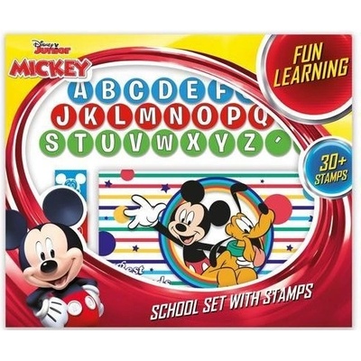 Mickey - Školní set s razítky