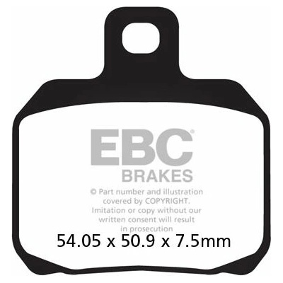 EBC Brzdové doštičky SFA266HH