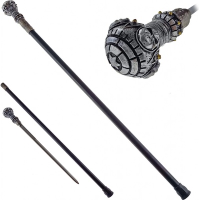 CHZ Vycházková hůl s čepelí NEKROMANTIK high quality! – Zboží Mobilmania