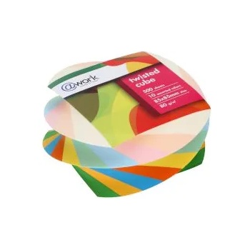 Image 1 of @Work Цветно кубче спирала 500 листа 10 цвята