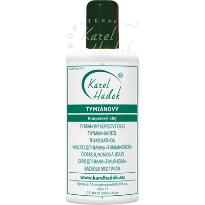 Karel Hadek Tymiánový koupelový olej 100 ml