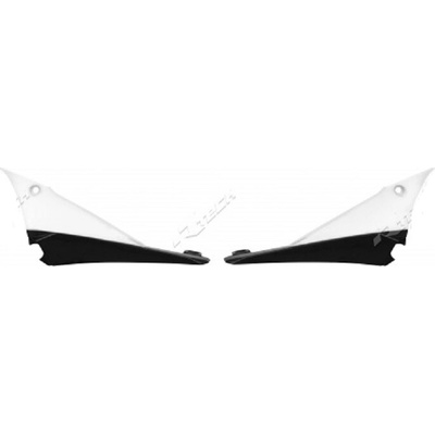 RACETECH (RTECH) spojovací díl krytů chladiče YAMAHA YZF 450 10-13 barva bílá/černá (CVYZFBNNRU0)