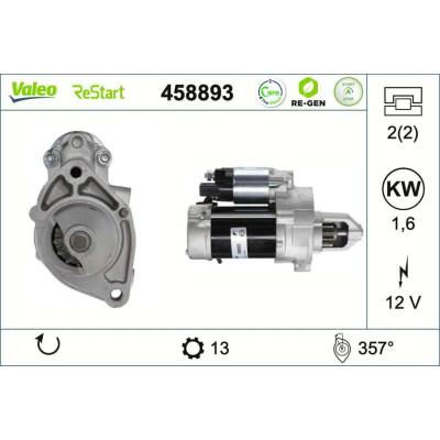 Startér VALEO 458893