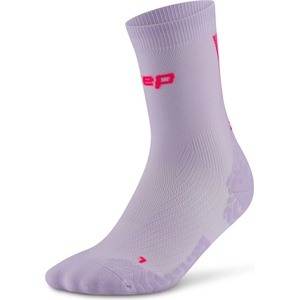 CEP Дамски чорапи за бягане CEP Women's Pro Run Ultralight Socks Mid Cut Running socks - Lilac / Pink - размер III (201-9128-0412)