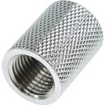 Alphacool Муфа Alphacool, Вътрешна резба G1/4 AG - G1/4 AG, Хром (AC-64218) - pcbuild