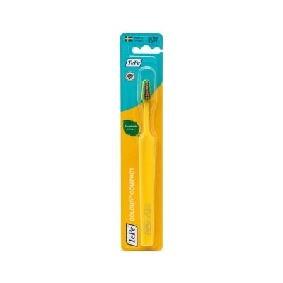 TePe Colour Compact zubní kartáček Yellow Extra Soft