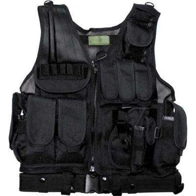 MFH taktická "U.S.M.C." s opaskom 04473A čierna