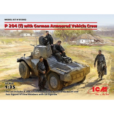 ICM ICM P 204 f with German Armoured Vehicle Crew 1:35