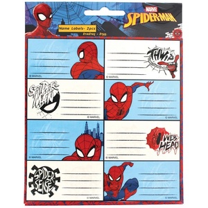 Spiderman Етикети за тетрадки Spiderman (16 броя) (777-50346)