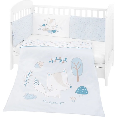 KikkaBoo Бебешки спален комплект 2 части EU style 60/120 Little Fox (41101020107)