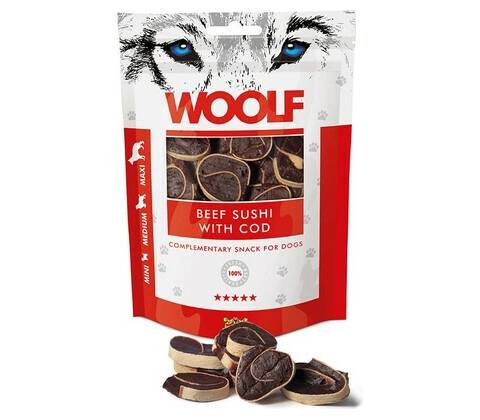 Woolf beef sushi with cod 100 g