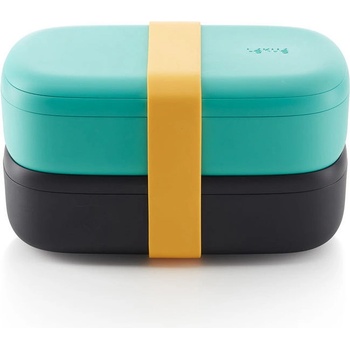 Lékué svačinový box Lunch Box To Go tyrkysový