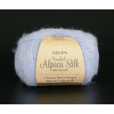 Příze DROPS Brushed Alpaca Silk 17 - levandulová