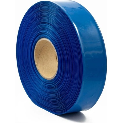 Modrá smrštovací PVC fólie 2:1 šíře 57,5mm, průměr 35mm