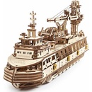 3D puzzle Ugears 3D puzzle Research Vessel – Výskumné plavidlo 575 ks