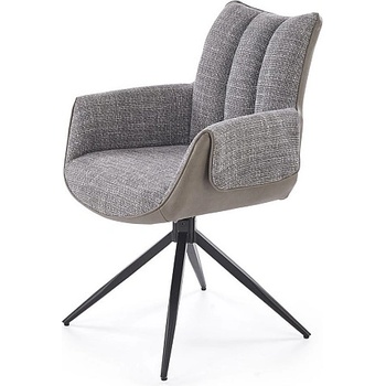 ЕВРОМАР Трапезен стол k 579 сив / черен