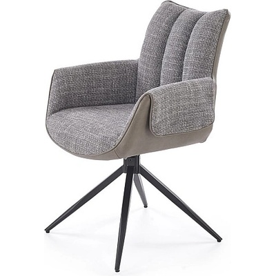 ЕВРОМАР Трапезен стол k 579 сив / черен