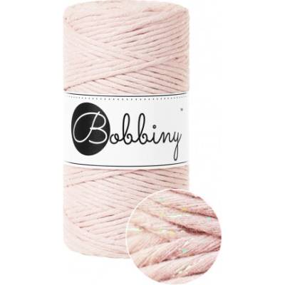Bobbiny Macrame ropes 3PLY - 3mm Bobbiny - Macrame ropes 3PLY - 3mm: Glossy pastel pink