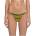 SUNDEK Ana slip with triple lacing print abstract wave bikini bottom - Green (Curuba)