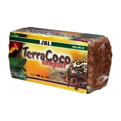 Jbl TerraCoco Compact - Естествена постелка за терариуми от натрошени кокосови влакна 450 гр. /5л