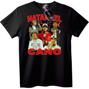 NOONEBRAND Тениска Nathaniel Cano - M, Black