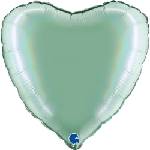 Grabo Фолиев Балон Сърце - Platinum Tiffany (180P03RHTI)
