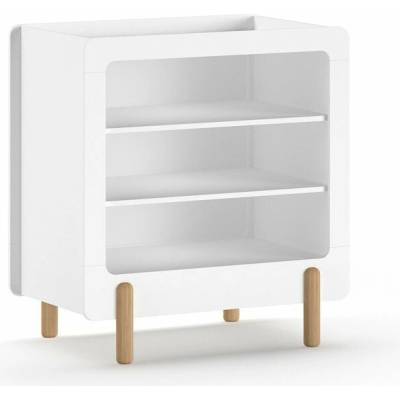 Vipack Biela detská komoda s prebaľovacím pultom 88 x 95 x 57 cm Smile