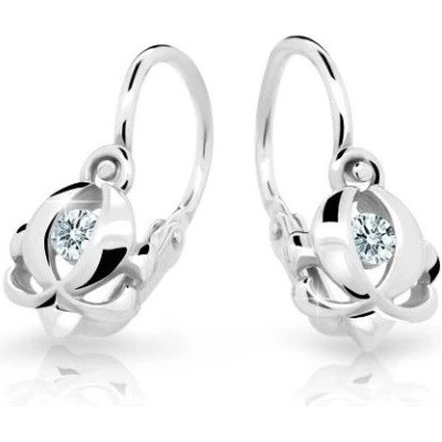 Cutie Diamonds dětské náušnice z bílého zlata s diamanty C2218-10-10-X-2-D
