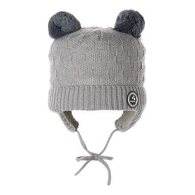 Huppa dětská pletená čepice Remy light gray