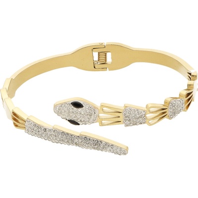 Ewena dámský náramek z chirurgické oceli Had KHF455