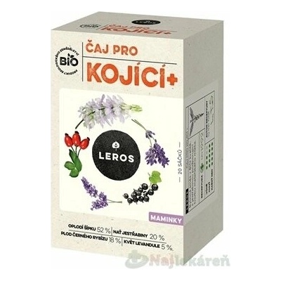 LEROS BIO ČAJ PRO KOJÍCÍ MAMINKY nálevové sáčky inů. 2021 20 x 2 g
