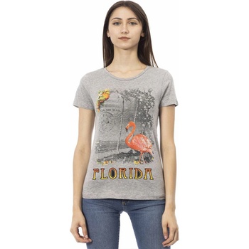 TRUSSARDI Action Дамска тениска TRUSSARDI Action Women T-shirt Gray